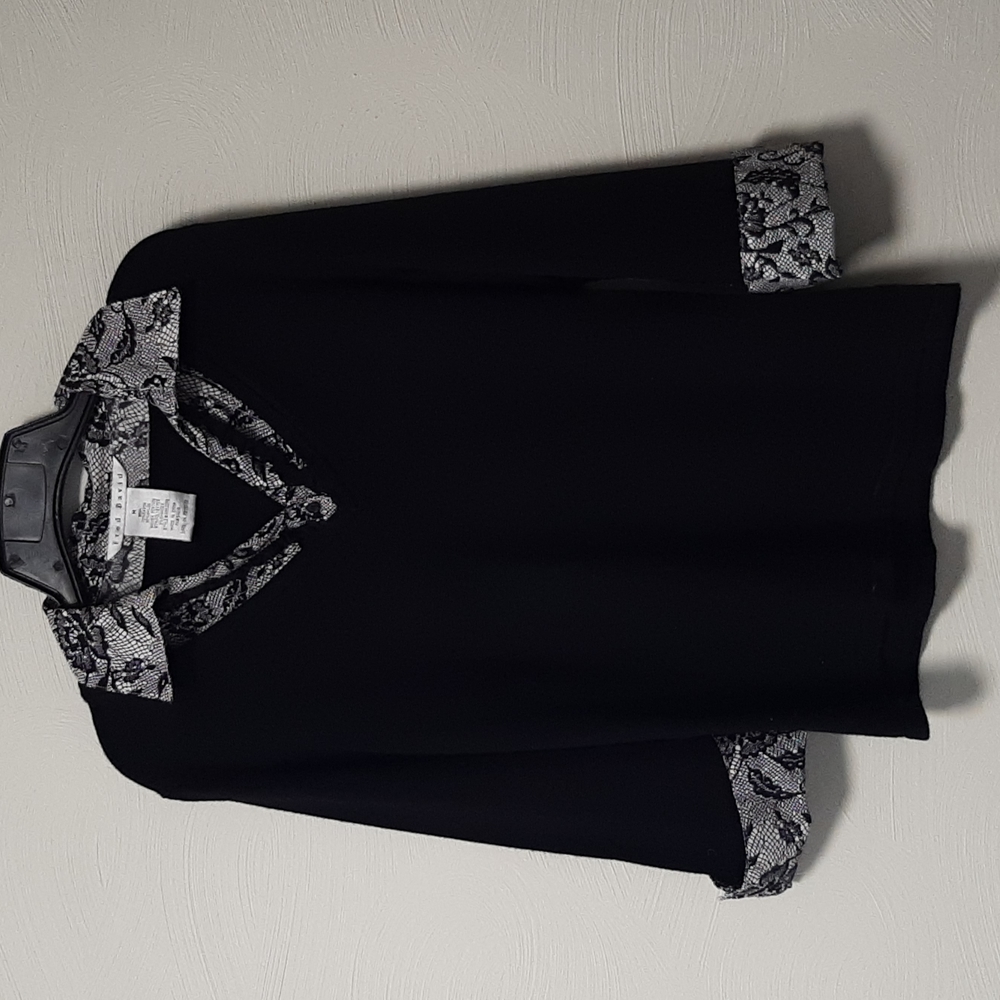 Black Knitted Top
